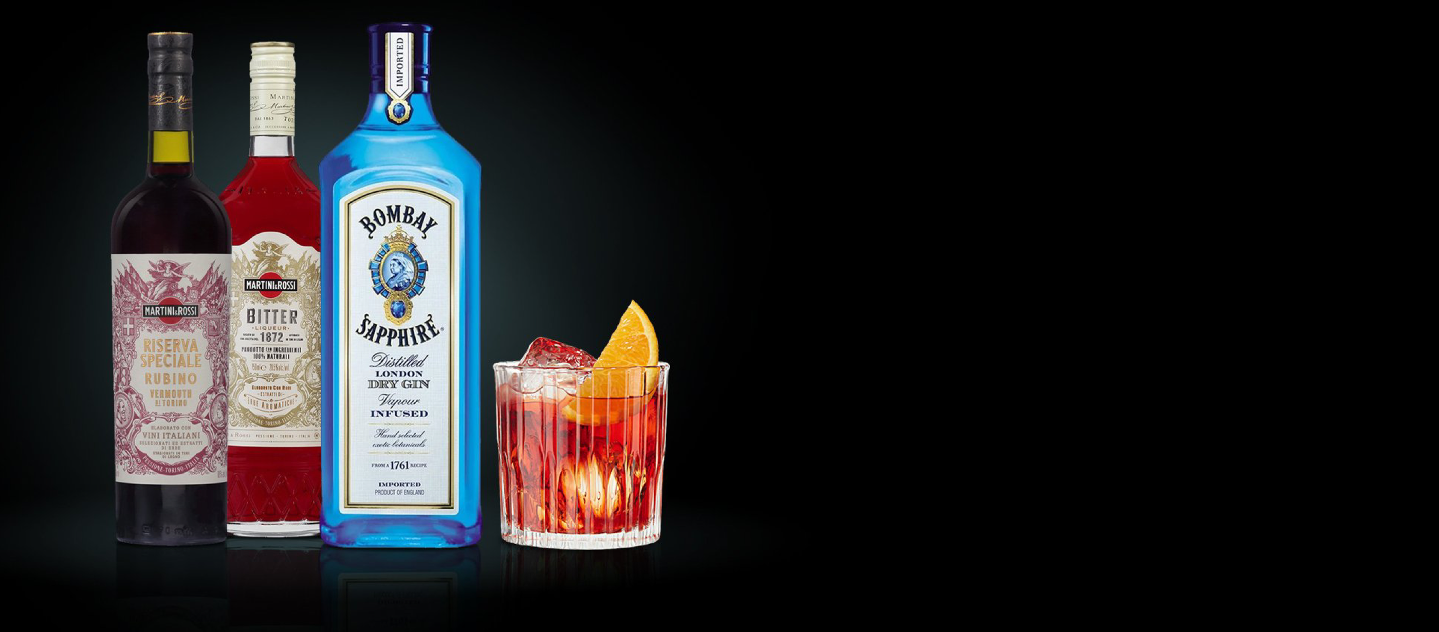 The The House of Bombay Classic Italian Negroni Cocktail